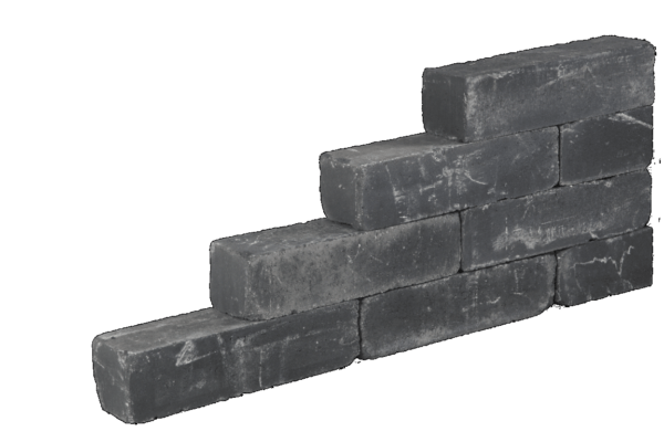 Blockstone Small Black 12x12x60 cm